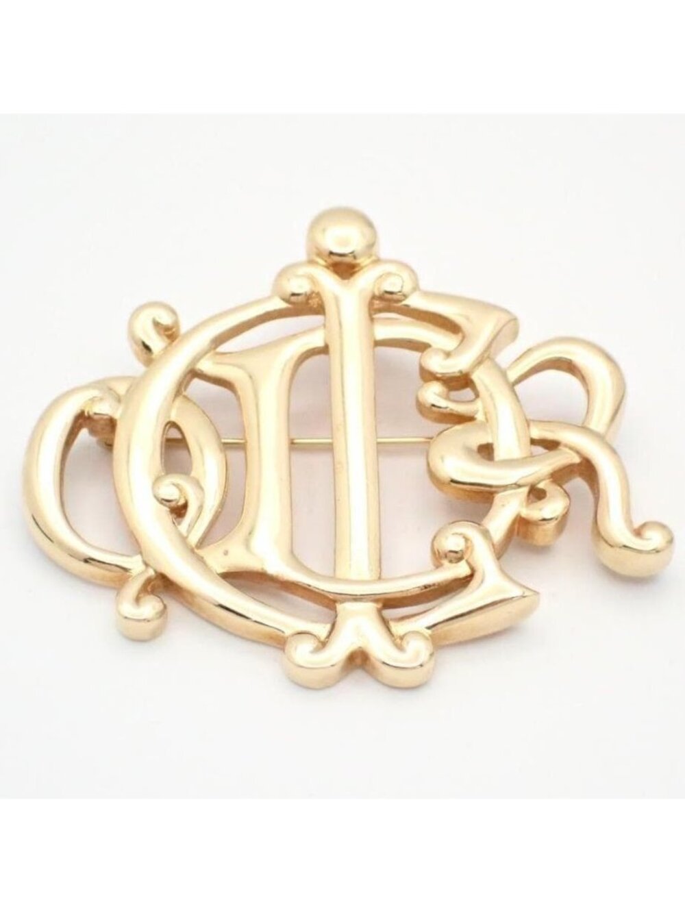 Dior Brooch Emblem Logo Bag